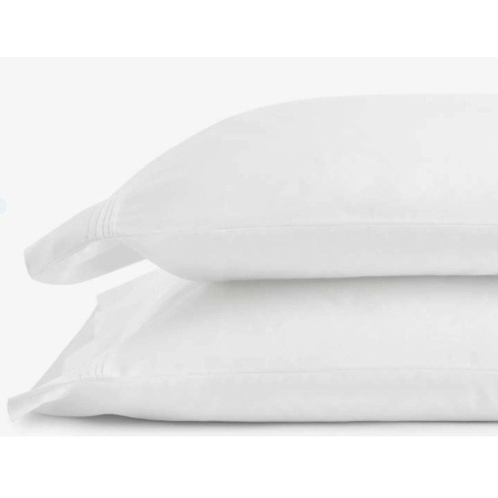The Company Store Legends Hotel Egyptian Cotton Sateen King Pillowcases White